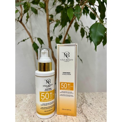 Organik Leke Önleyici SPF50+ Güneş Kremi ve Arganlı E Vitaminli Bronzlaştırıcı Güneş Yağı 2li Set modelleri