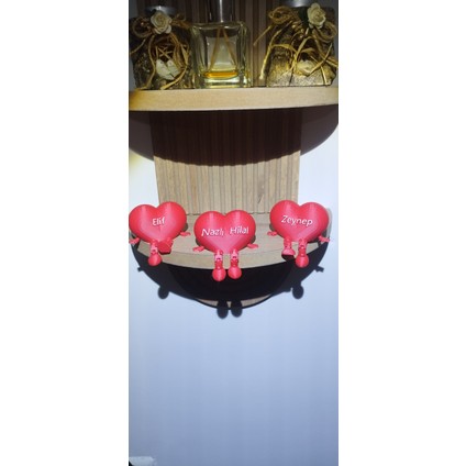 Isim Baskılı Ayaklı Kalp | Dekoratif | Hediyelik | 3D Baskı | Pla Hammadde | Kişiye Özel Isim Baskılı fırsatları