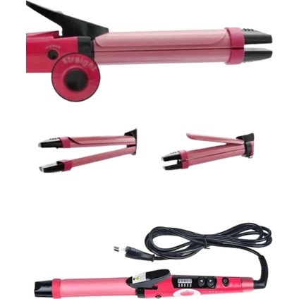 Saç Düzleştirici Şekillendirici Saç Maşası Ikili Şekillendirici Isı Ayarlı indirimleri