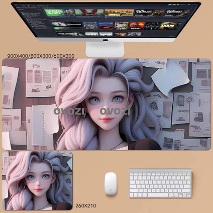 Ovozı 80×30CM Ekstra Büyük Fare ve Klavye Pedi (Yurt Dışından)