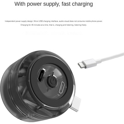 Mini Hoparlör Evrensel Tip-C Ses Kutusu Tip-C Takılabilir Telefon Temizle (Yurt Dışından) modelleri