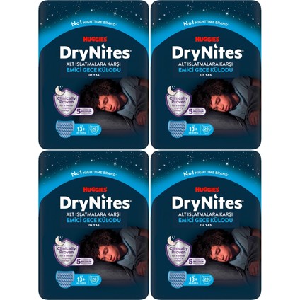 Emici Gece Külodu/külot Bez Erkek 13+ Yaş (48-60KG) x Large 80 Adet Mega Pk (4pk*20)