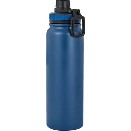 304 Paslanmaz Çelik Termos Şişe Taşınabilir Çift Duvar Seyahat Kupa Vakum Şişesi Yalıtımlı Tumbler Su Şişesi 600/800/1000MLKAPASITE:800ML/RENK:SIYAH (Yurt Dışından)