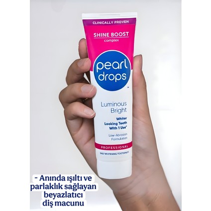 Luminous Bright -Dişlerin anında daha ışıltılı parlak olmasını sağlayan beyazlatıcı diş macunu 75 ml fiyatları