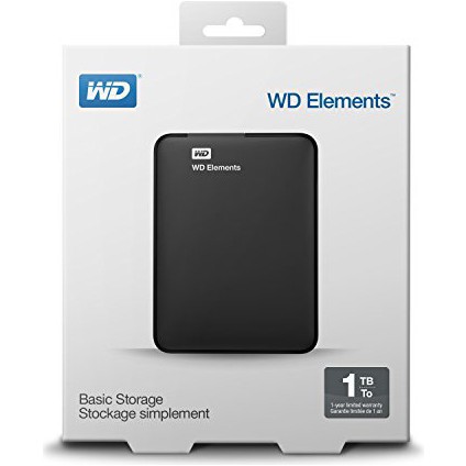 Wd 2.5 Elements 1tb USB 3.0 External HDD Siyah WDBUZG0010BBK-WESN