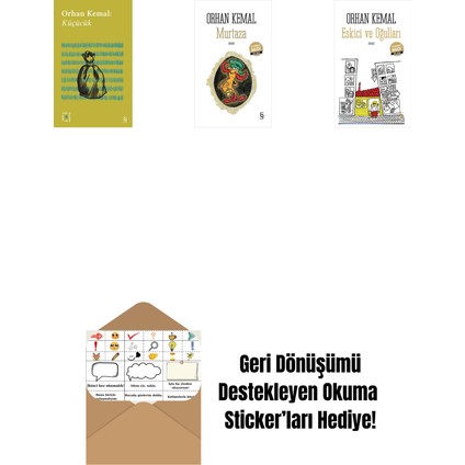 Everest Açıkhava 13 - Küçücük + Murtaza (Midi Boy) + Eskici ve Oğulları (Midi Boy) + Okuma Sticker'ları