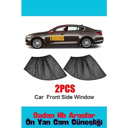 Toyota Yaris 2020 ve Sonrası Hatchback Uyumlu Yan Cam Güneşliği Ön Veya Arka