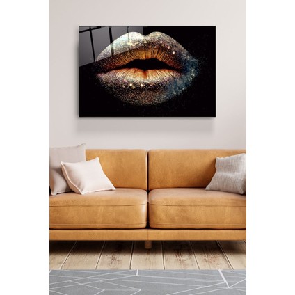 Silvery Lip Cam Tablo, Dekoratif Cam Tablo fırsatları