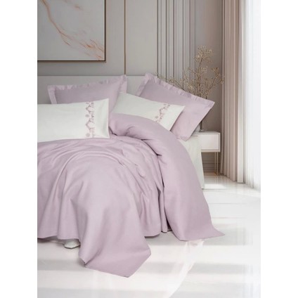 Cotton Box Serenity Bambu Çift Kişilik Pike Takımı Vaila Lila