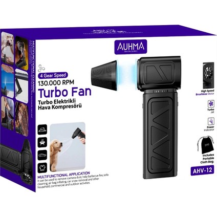 Ahv-12 Turbo Fan – 130.000 Rpm Turbo Elektrikli Hava Kompresörü