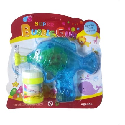 Balık Figürlü Işıklı Köpük Tabancası