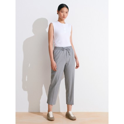 72142 Bağcıklı Jogger Pantolon-Gri