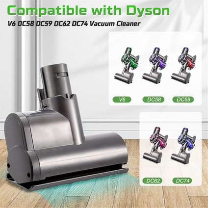 Dyson V6 DC58 DC59 DC62 DC74 Yedek Vakum Mite Temizleme Fırçası Başlığı Mini Motorlu Emiş Aleti + Temizleme Fırçası (Yurt Dışından) modelleri