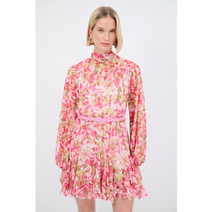 Mert Aslan Desenli Şifon Elbise fiyatları