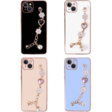 Apple iPhone 15 Kılıf El Tutamaçlı Kamera Korumalı Mtsc Taka Silikon Kapak-Beyaz fiyatları