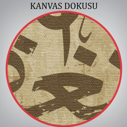 Yüce Allah'tan Mağfiret Dileyin ve O'na Tövbe Edin, Hat Dekoratif Kanvas Tablo, Duvar Dekoru 3274