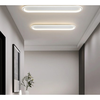 Beyaz Oval 80X16CM 3000K Işık Rengi, Kumandalı LED Tavan Lambası,oval Avize,modern Aydınlatma,dekoratif Işık fiyatları