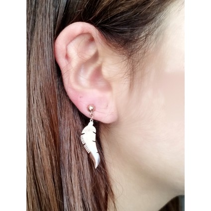 Ladybirdbujiteri Tüy Model Çelik Küpe fırsatları