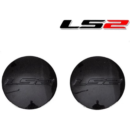 Bir Çift Orijinal Ls2 OF562 Kask Aksesuarları Yarım Kask Aksesuarları Taban Kapağı Lens Sabitleme Halkası Pin Kilidi Anti-Sis Etiket (Yurt Dışından) fırsatları