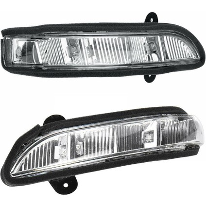 Araba Ön Lh + Rh Kapı Ayna Dönüş Sinyal Işığı Mercedes W211 W221 07-10 A2198200521 A2198200621 (Yurt Dışından)
