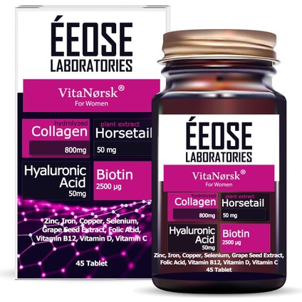 Collagen Tablet ( Kollajen + Hyaluronik Asit + Atkuyruğu + Biotin + C Vitamini) 45 Tablet fiyatları