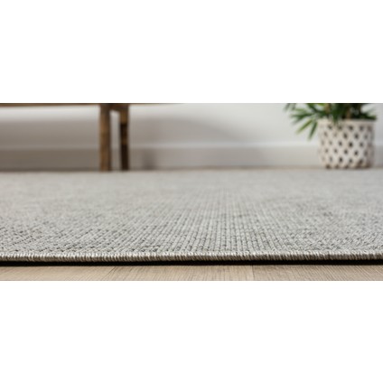 Doğal Jüt Dokuma Tabanlı Halı | Kolay Temizlenebilir & Dayanıklı – Bombay 662 Gri modelleri