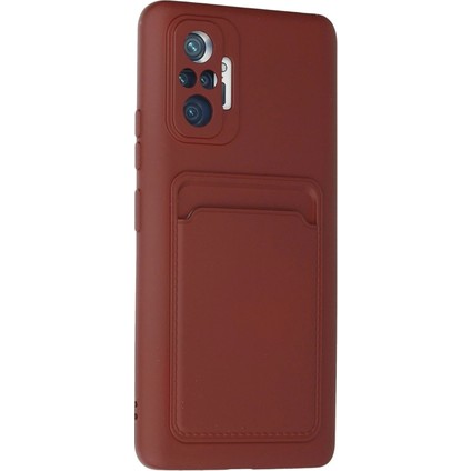Xiaomi Redmi Note 10 Pro Kılıf Kelvin Kartvizitli Silikon - Bordo - NX2049-4732 fiyatları