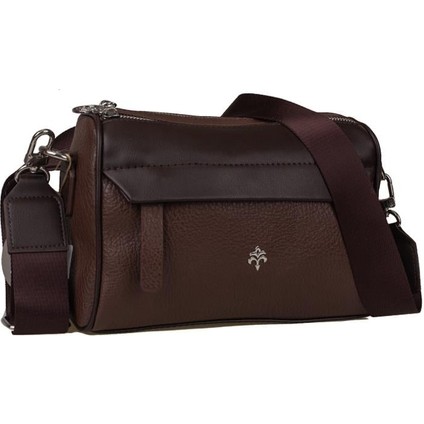 Kahverengi Bendis Deri Kadın Çapraz Çanta