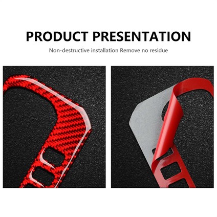 Abs Kırmızı Karbon Fiber Dişli Vites Paneli Kapak Honda Civic 10. Gen 2016 2017 2018 2019 (Lhd) (Yurt Dışından) modelleri