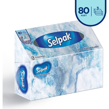El ve Yüz Havlusu Kutulu 80 Yaprak
