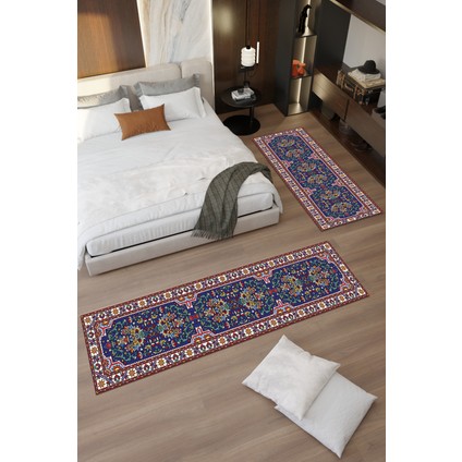 Gold Otantik Desenli Makinede Yıkanabilir Salon Halısı Yatak Odası Halısı & Yolluk Modelleri modelleri