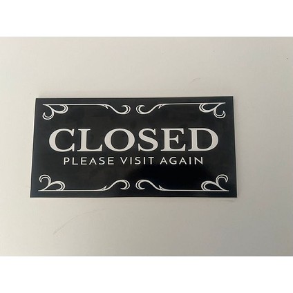 Açık Kapalı Çift Yön Kapı Tabelası Ingilizce fırsatları