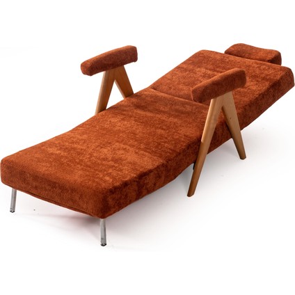 Medi Yataklı tekli koltuk berjer refakatçi