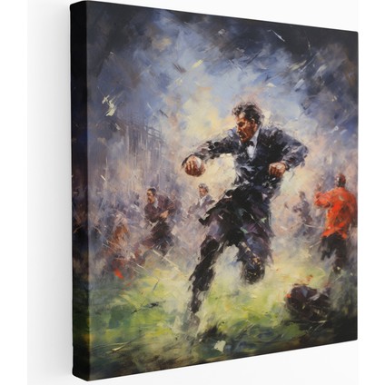 Canlı Futbol Maçı Kanvas Tablo