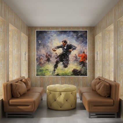 Canlı Futbol Maçı Kanvas Tablo fiyatları