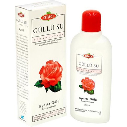 Güllü Su Ferahlatıcı Tonik 250 ml Doğal Gül Kokulu Tüm Cilt Tiplerine Uygun