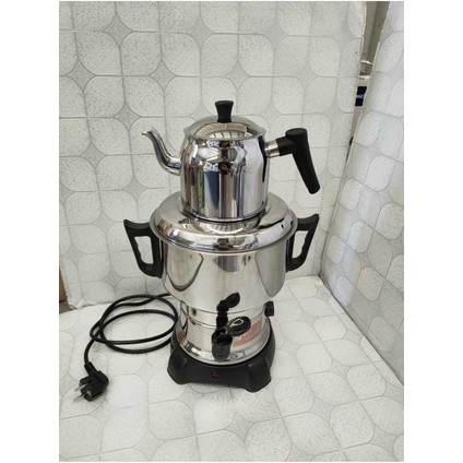 4.5 L Elektrikli Semaver – Gri Paslanmaz Çelik Gövde, Sıcak Tutma ve Enerji Tasarrufu Özellikli modelleri