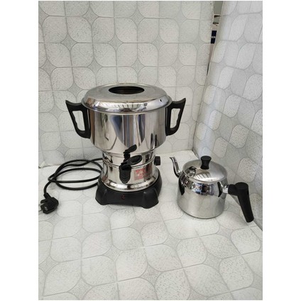 4.5 L Elektrikli Semaver – Gri Paslanmaz Çelik Gövde, Sıcak Tutma ve Enerji Tasarrufu Özellikli fırsatları