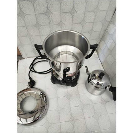 4.5 L Elektrikli Semaver – Gri Paslanmaz Çelik Gövde, Sıcak Tutma ve Enerji Tasarrufu Özellikli indirimleri