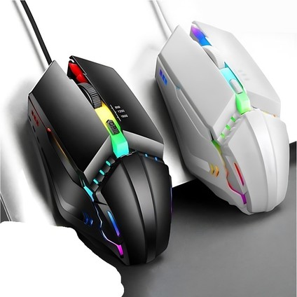 Ofis Faresi Renkli Işıklı Fare Klavye Oyun Faresi USB Kablolu Fare (Yurt Dışından) fiyatları