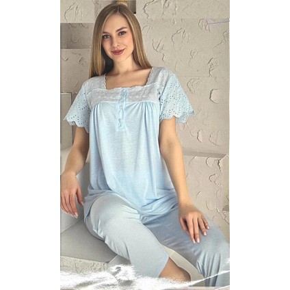 Limissi Kadın Aplike Pijama Takımı 23201