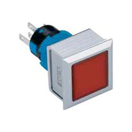 21X21 Kalıcı Anh. 5p LED Voltajı No/1nc 10V~24V ve 220V Yeşil