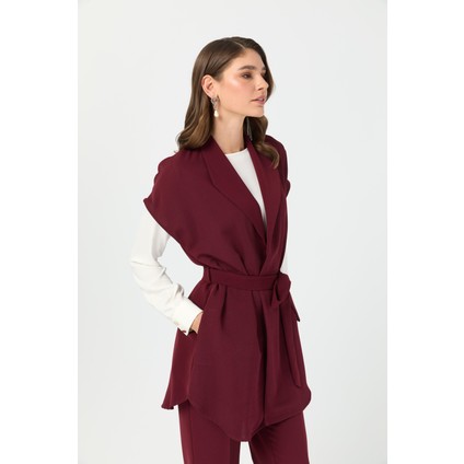 Tunik Yelek Pantolon Takım Bordo fiyatları