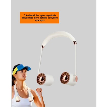 Yazlık Taşınabilir Sessiz Boyun Fanı 3 Kademe Hız Ayarlı modelleri