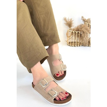 Rıno Ten Nubuk Terlik - Lisinya fiyatları