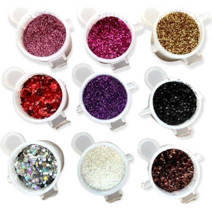 9lu Epoksi Reçine Tırnak Sim, Epoksi Sim & Glitter, Mum Simi, Beton Sim, Süs Sim Seti
