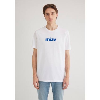 Miav Baskılı Beyaz Tişört 067153-620