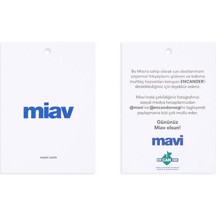 Miav Baskılı Beyaz Tişört 067153-620