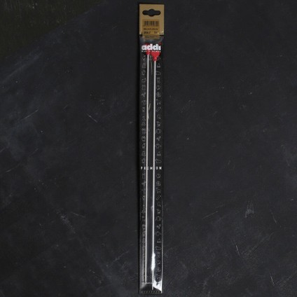 Addı Kalpli 3mm 40CM Klasik Alüminyum Örgü Şişi -