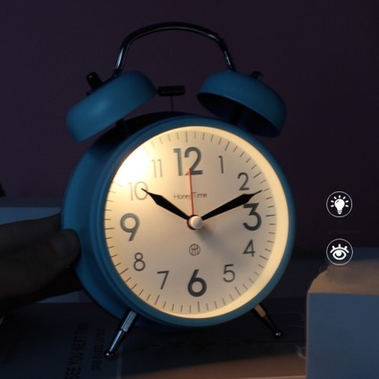 Inç Çalar Saat, Analog Metal Çalar Saat, Öğrenci Ev Dekorasyonu Masaüstü Saati (Yurt Dışından) modelleri